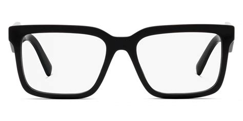 prada pr 10yv 1ab1o1|Prada PR 10YV 1AB1O1 52 Black Eyeglasses .